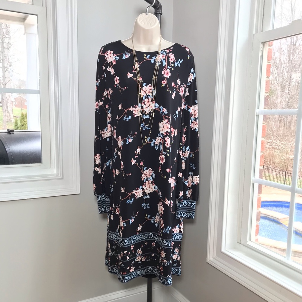 White House Black Market Floral Sheath Dress - Women’s Plus Size 3X
